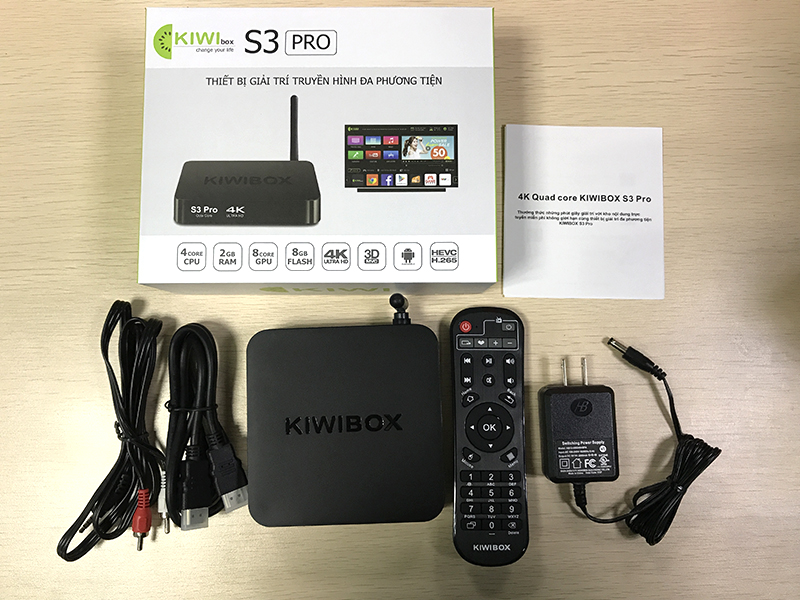 VinhBaoDigital - Kiwi Box S3 Pro ram 2Gb android 6.0 tặng chuột bay - 3